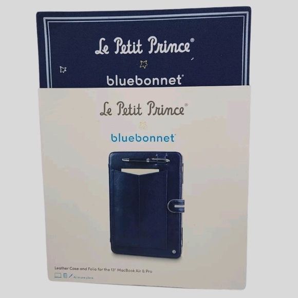 Bluebonnet Special Edition Executive 13" Le Petit Prince  Leather MacBook Sleeve - Picture 1 of 14